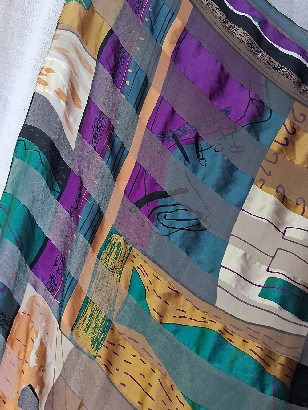 Vintage Square Scarf